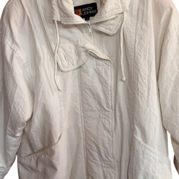 Doc Johnson Other - Andy Johns WOMANS SIZE M  Jacket Casual Lightweight White